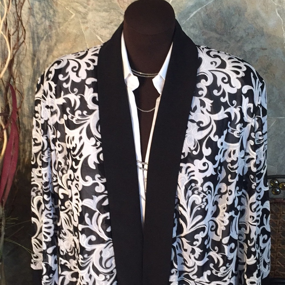 Roz & Ali 🌹Stunning wrap jacket cardigan - Picture 2 of 10
